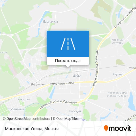 Карта Московская Улица
