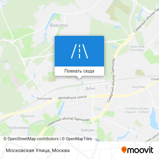 Карта Московская Улица