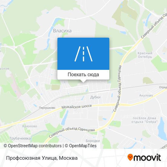 Карта Профсоюзная Улица