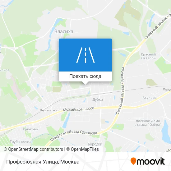 Карта Профсоюзная Улица