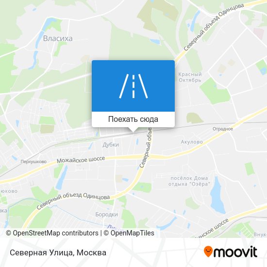 Карта Северная Улица
