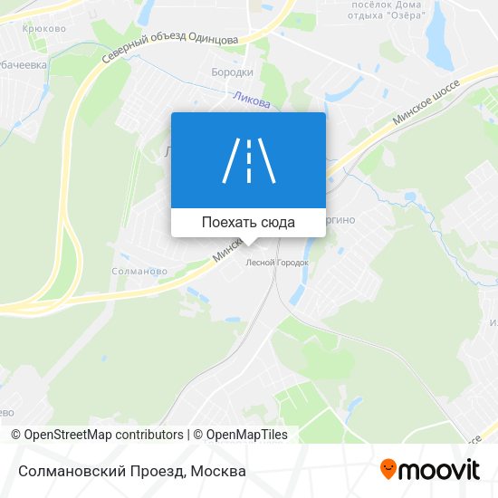 Карта Солмановский Проезд