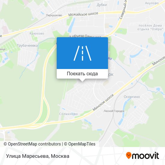 Карта Улица Маресьева
