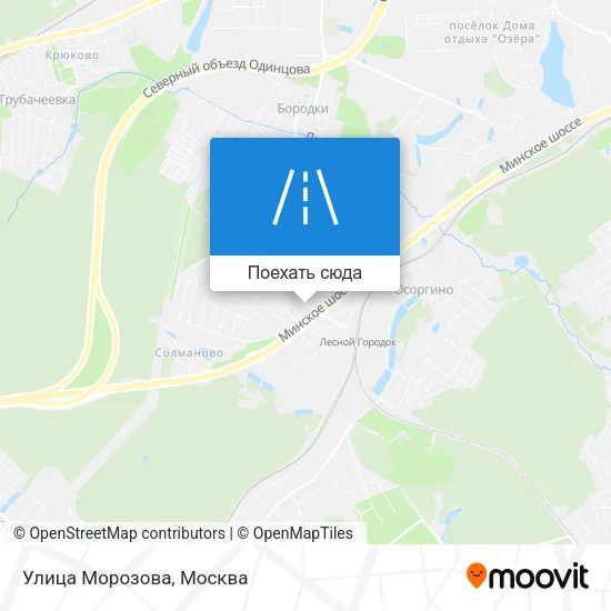 Карта Улица Морозова