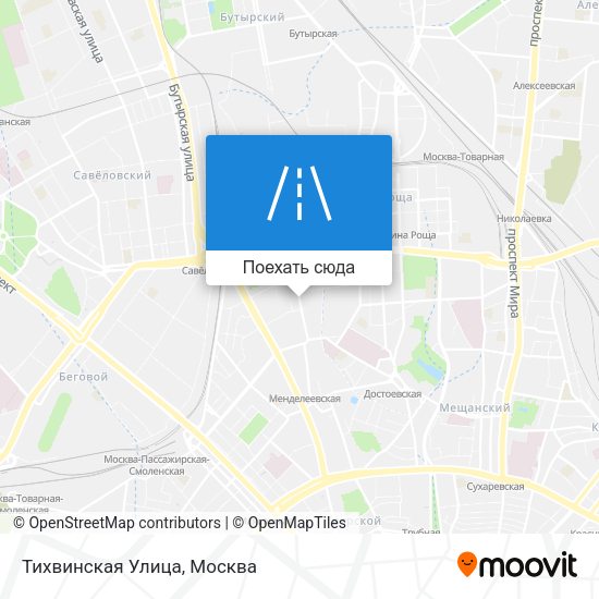 Карта Тихвинская Улица