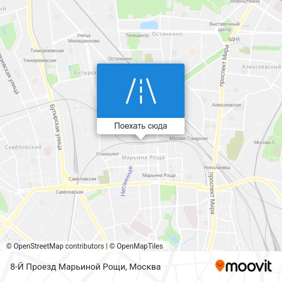 Карта 8-Й Проезд Марьиной Рощи