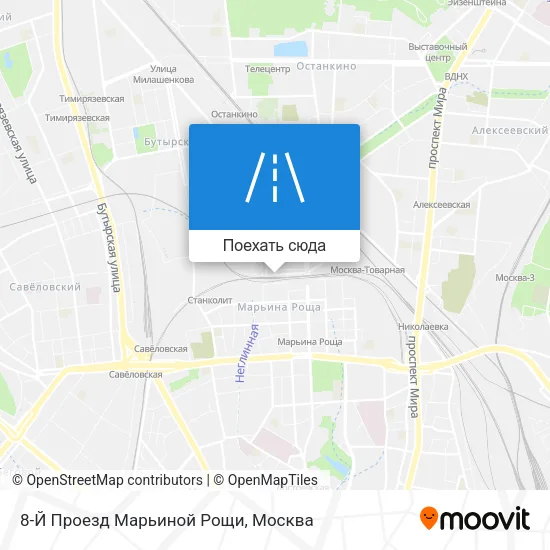 Карта 8-Й Проезд Марьиной Рощи