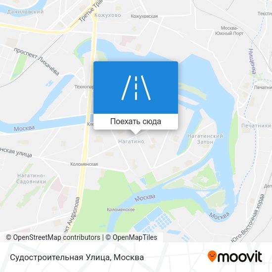 Карта Судостроительная Улица