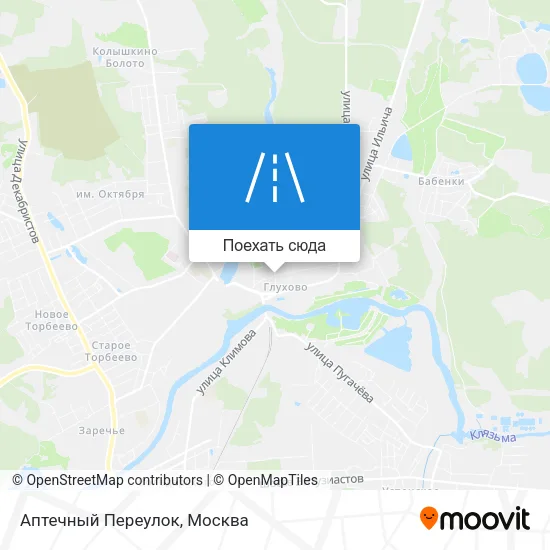 Карта Аптечный Переулок