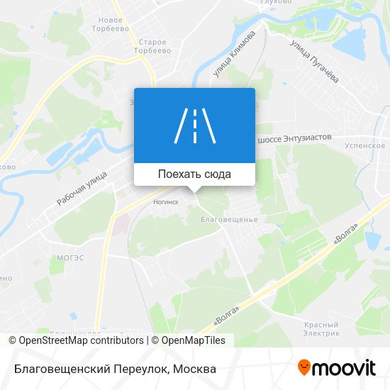 Карта Благовещенский Переулок