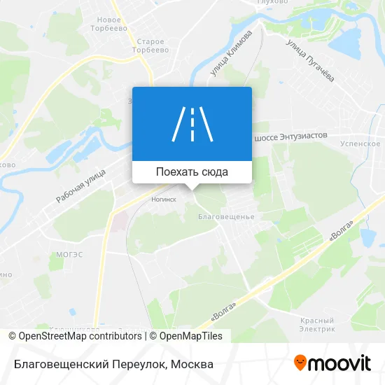 Карта Благовещенский Переулок