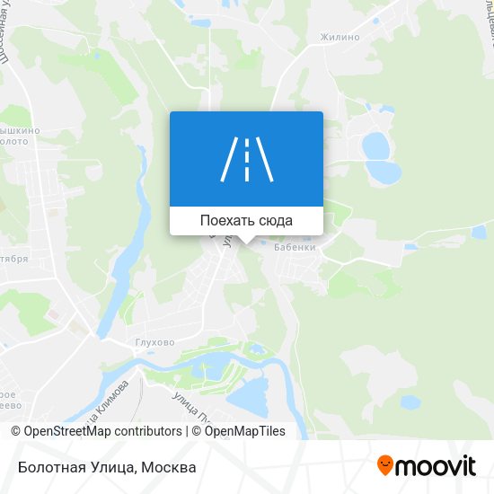 Карта Болотная Улица