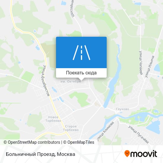 Карта Больничный Проезд