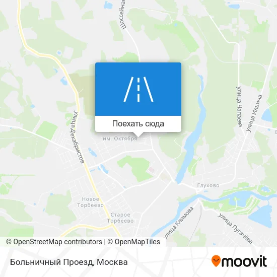 Карта Больничный Проезд