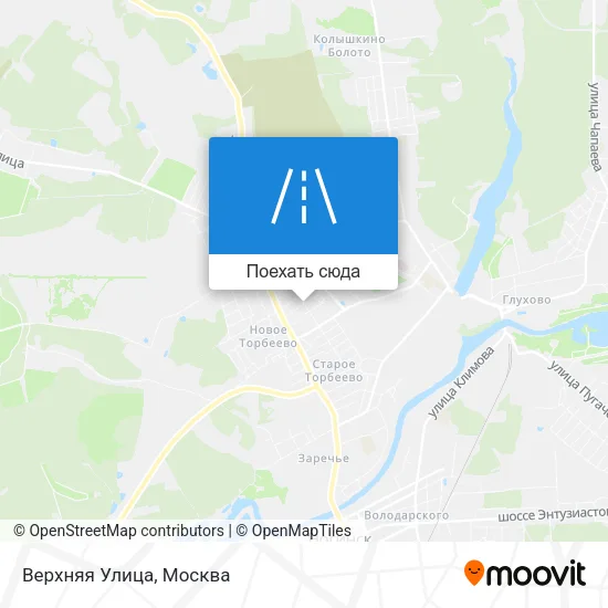 Карта Верхняя Улица