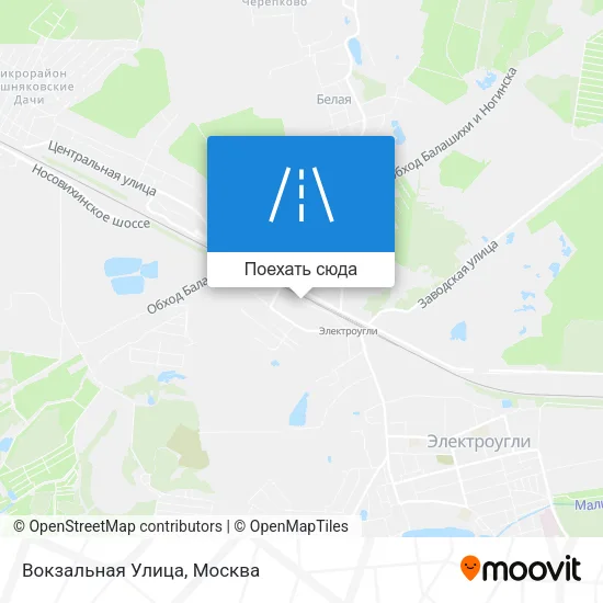 Карта Вокзальная Улица