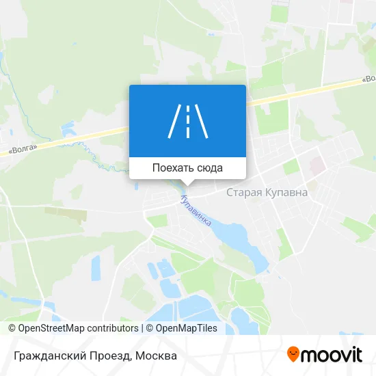 Карта Гражданский Проезд