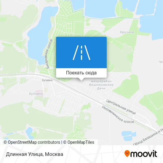 Карта Длинная Улица