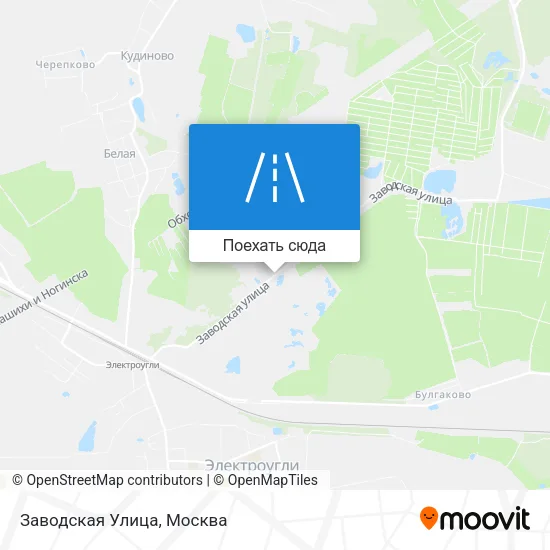 Карта Заводская Улица