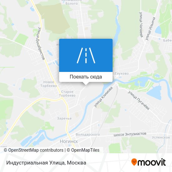 Карта Индустриальная Улица