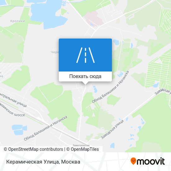 Карта Керамическая Улица
