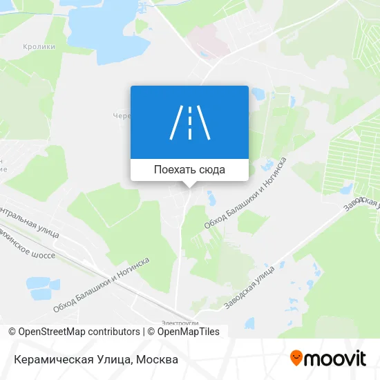 Карта Керамическая Улица