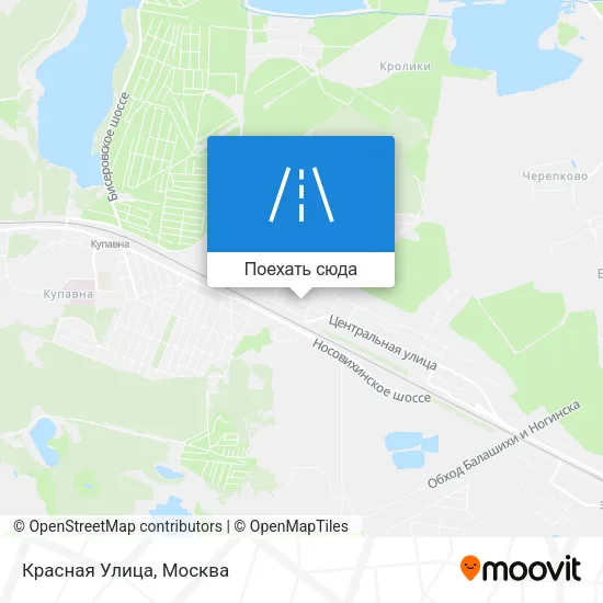 Карта Красная Улица