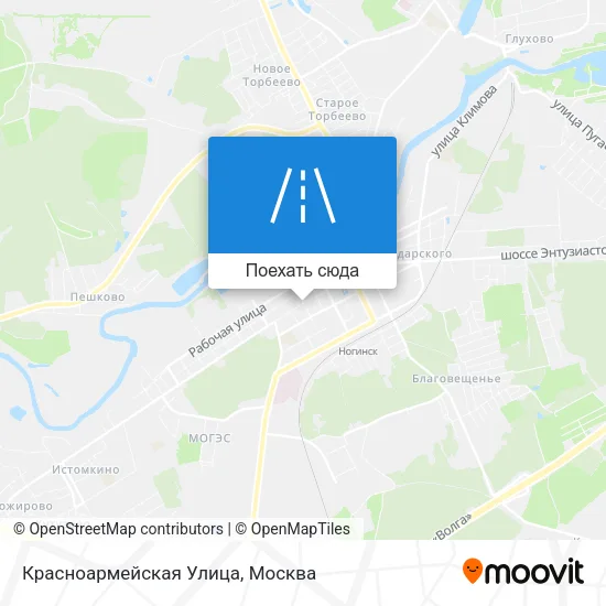 Карта Красноармейская Улица