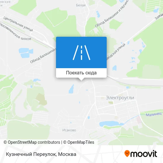 Карта Кузнечный Переулок
