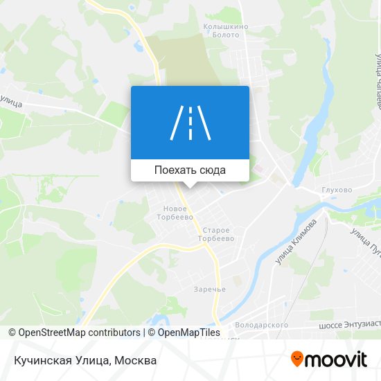 Карта Кучинская Улица
