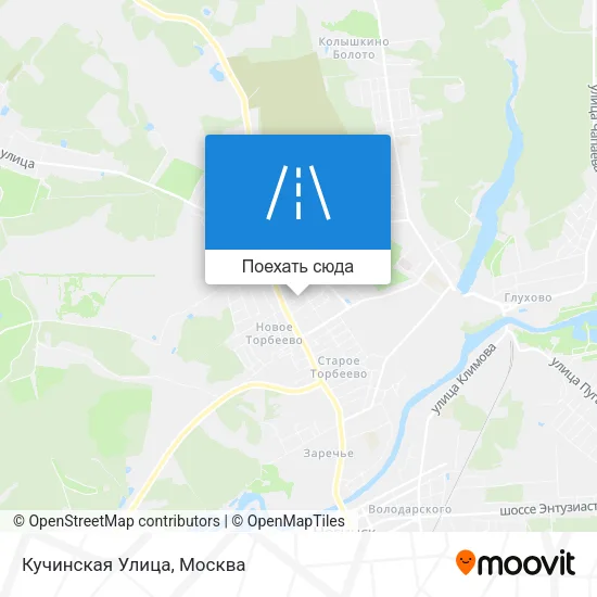 Карта Кучинская Улица