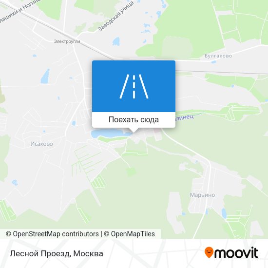 Карта Лесной Проезд