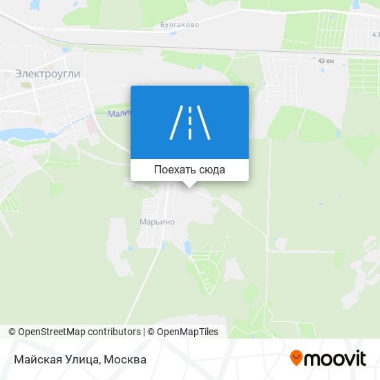 Карта Майская Улица