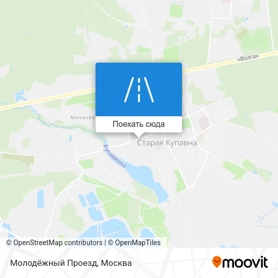 Карта Молодёжный Проезд