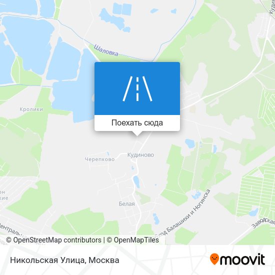 Карта Никольская Улица