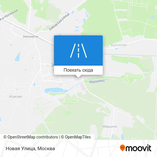 Карта Новая Улица