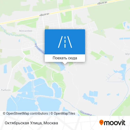 Карта Октябрьская Улица