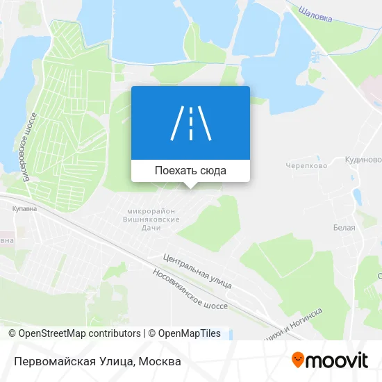 Карта Первомайская Улица