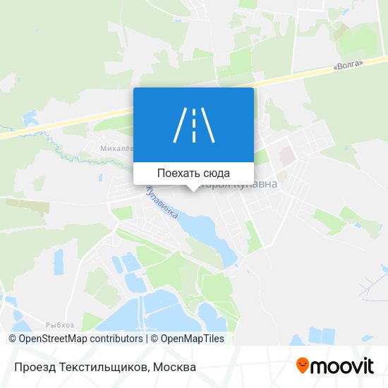 Карта Проезд Текстильщиков