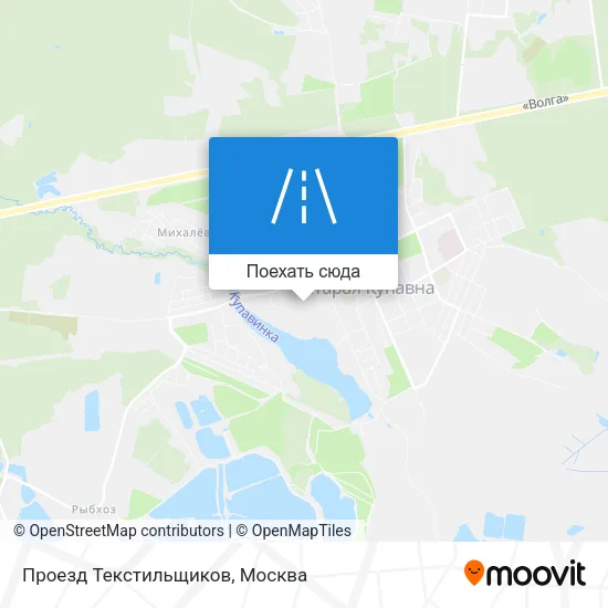 Карта Проезд Текстильщиков