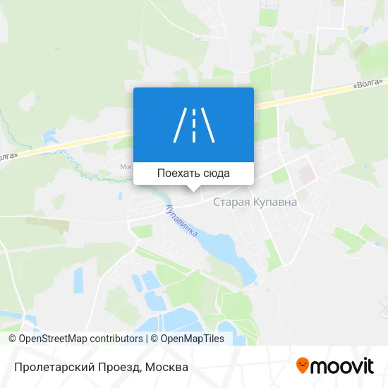 Карта Пролетарский Проезд
