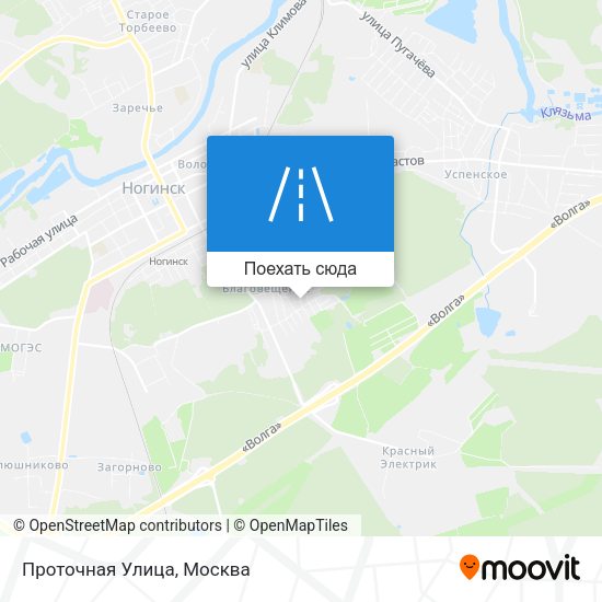 Карта Проточная Улица