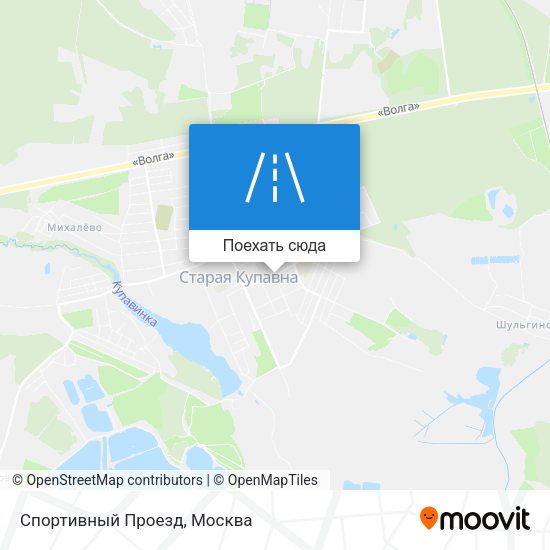 Карта Спортивный Проезд