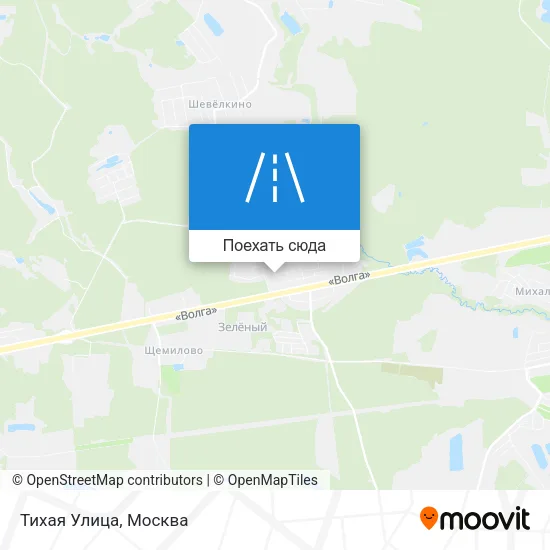 Карта Тихая Улица