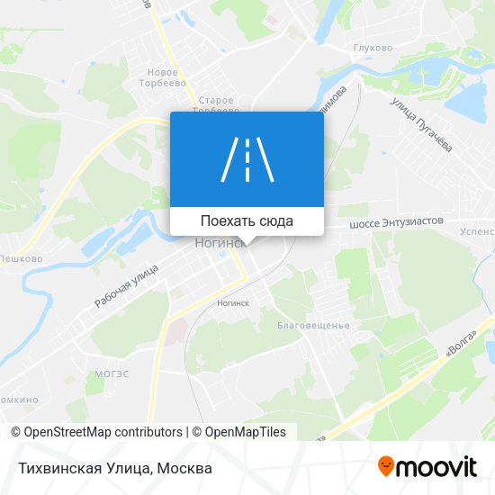 Карта Тихвинская Улица