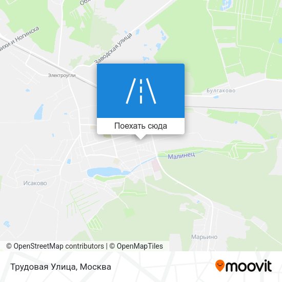 Карта Трудовая Улица
