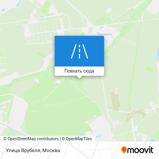 Карта Улица Врубеля