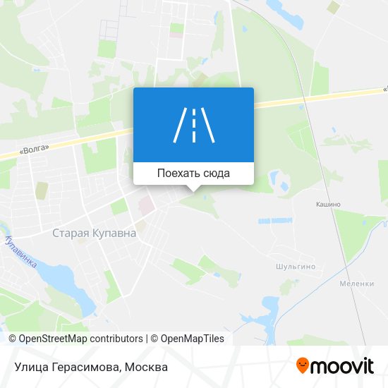 Карта Улица Герасимова