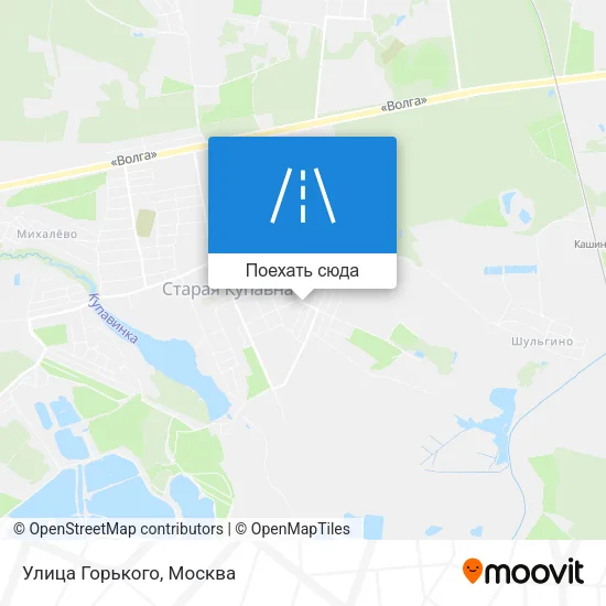 Карта Улица Горького