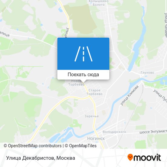 Карта Улица Декабристов
